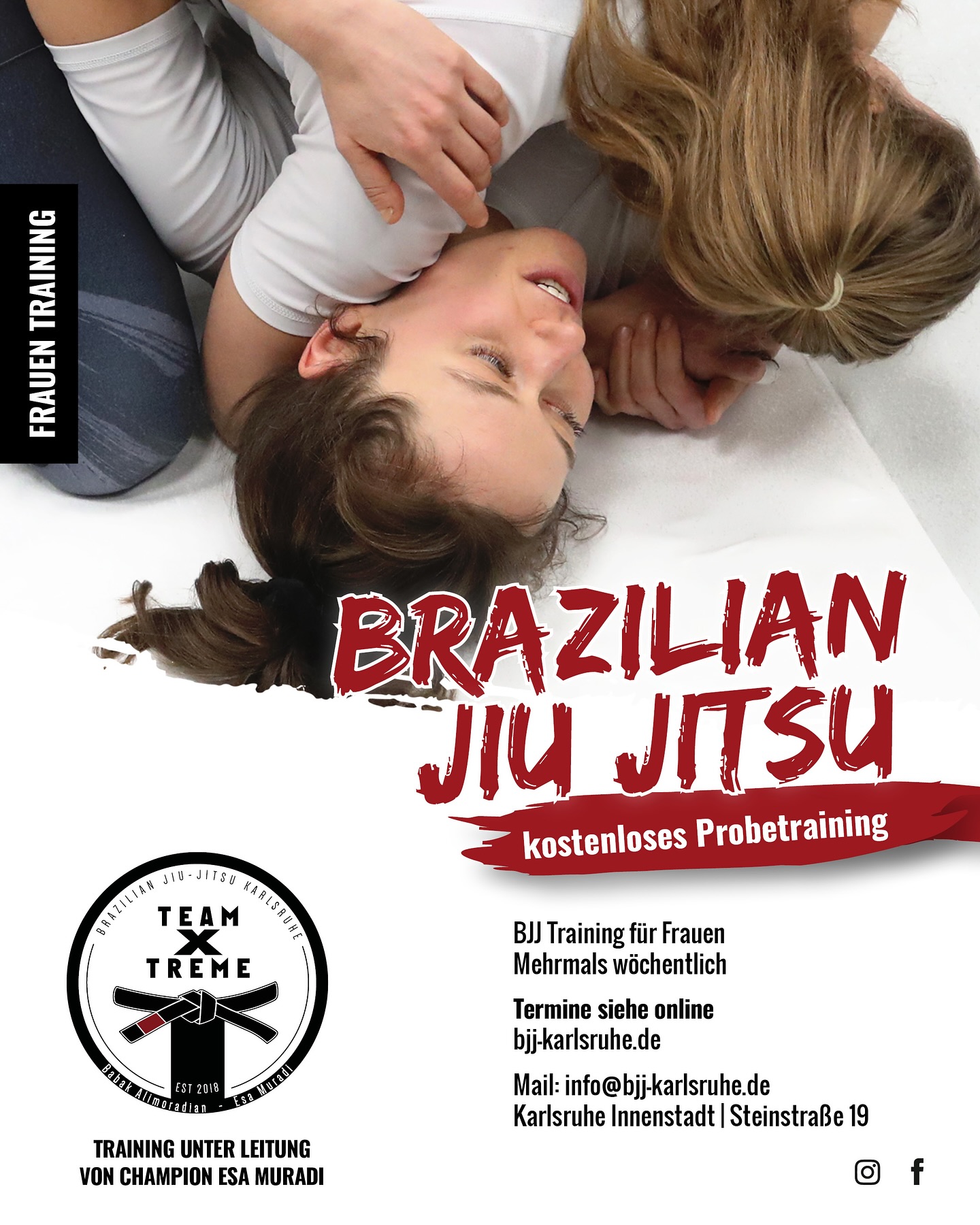 TeamXtreme Karlsruhe e.V. Facebook ad: Aufgepasst Ladys - Wir laden euch herzlich ein…
