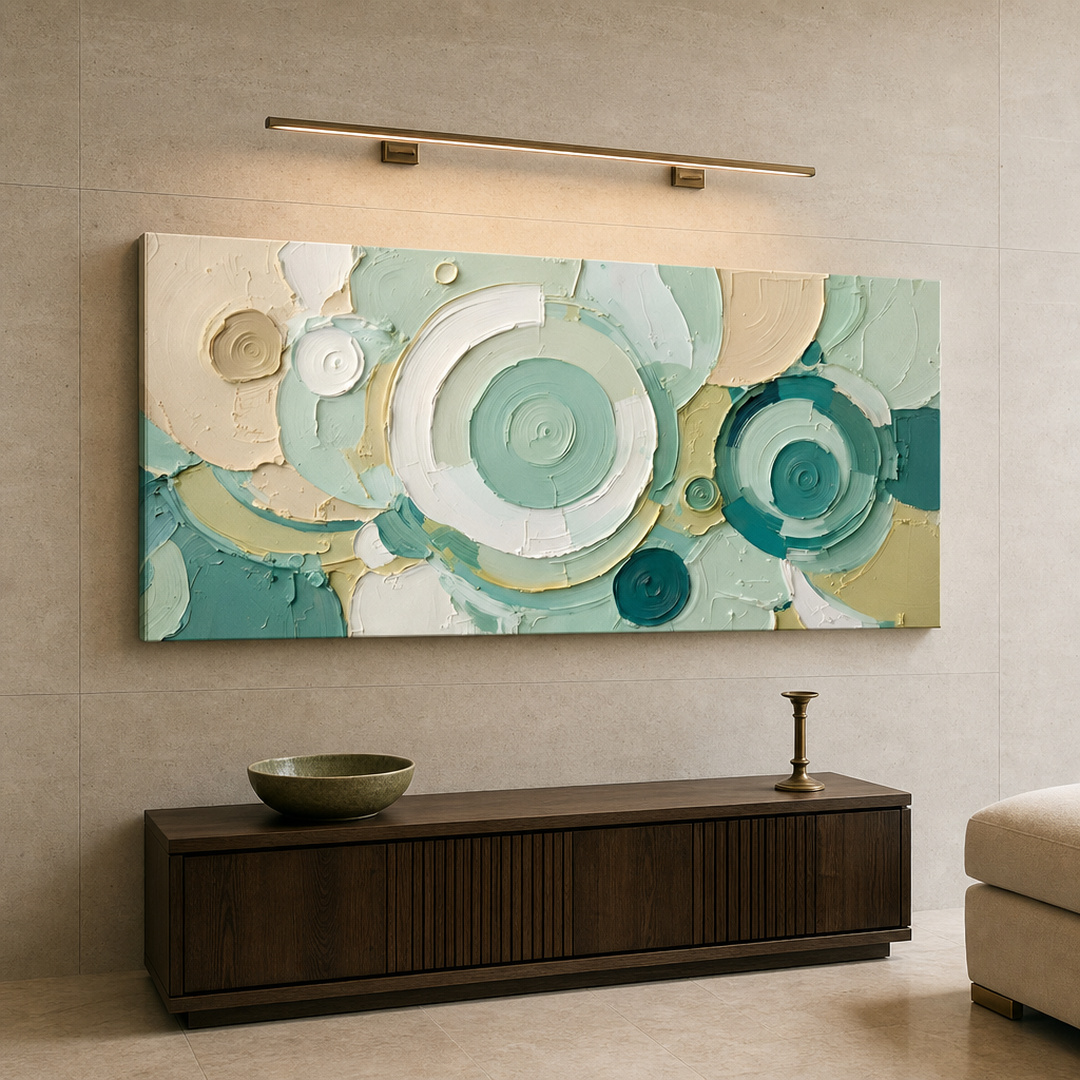 Tailored Canvases - Personalized Art Facebook ad: Circles of Harmony | Made in the USA | Ships Fast