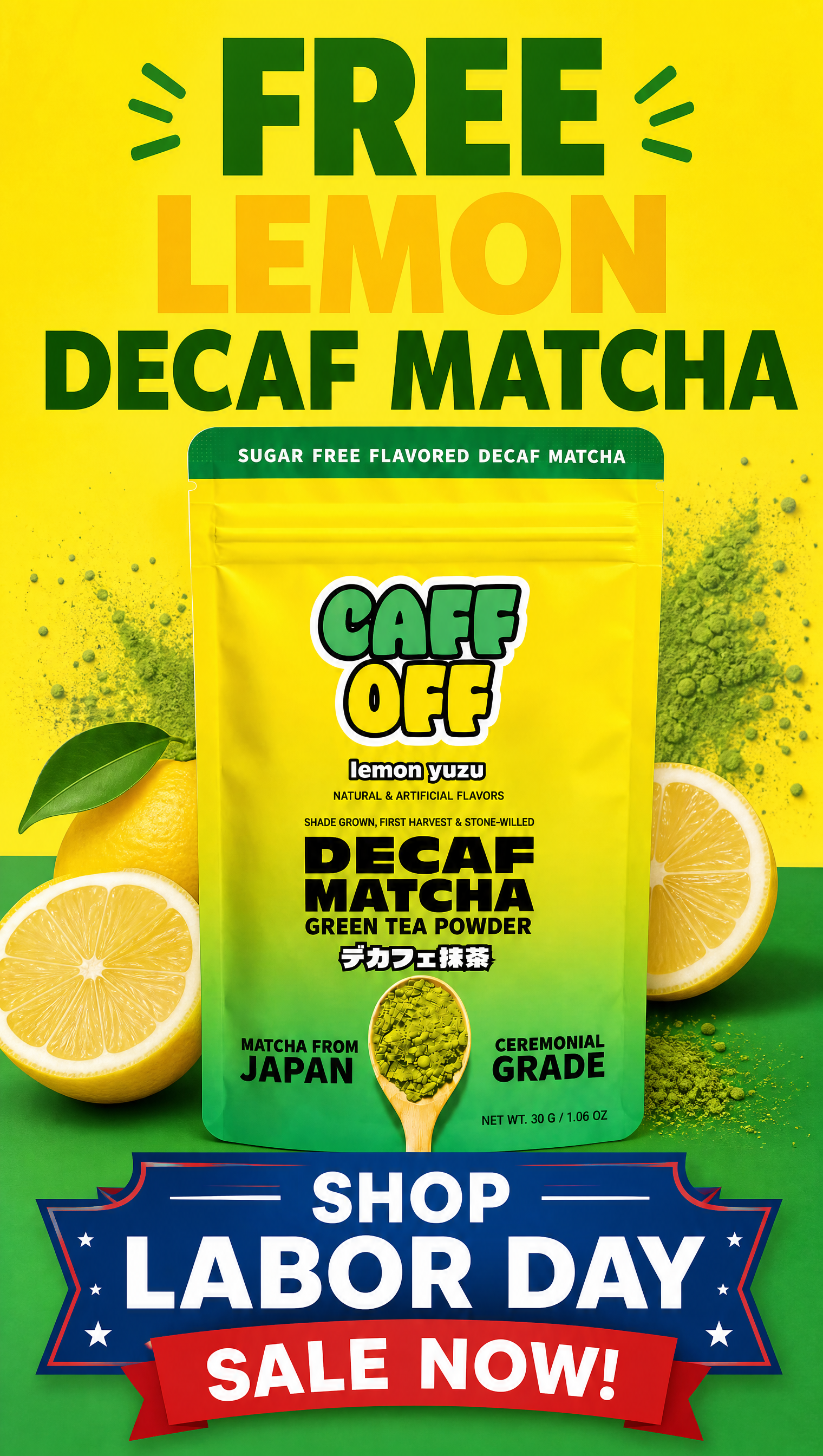 billito.ai Facebook ad: Up to 40% Off + FREE Matcha