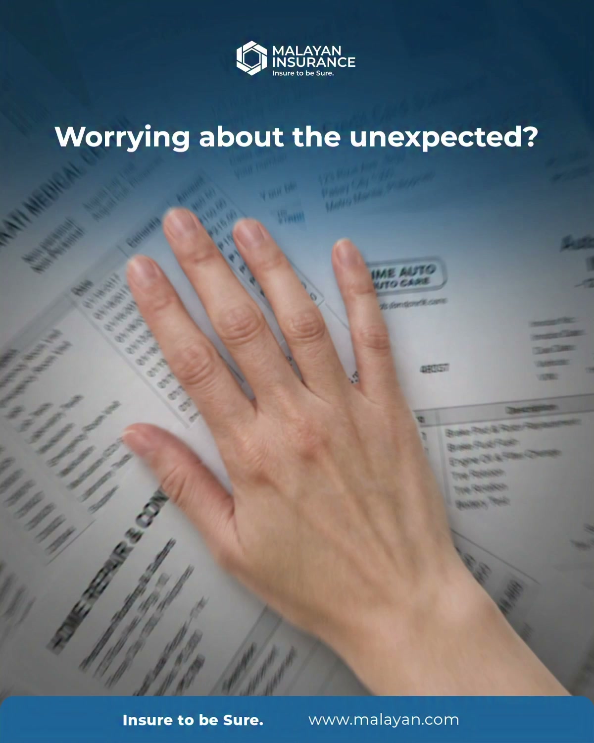 Malayan Insurance (Philippines) Facebook ad: Sometimes, we need an extra hand to guide…