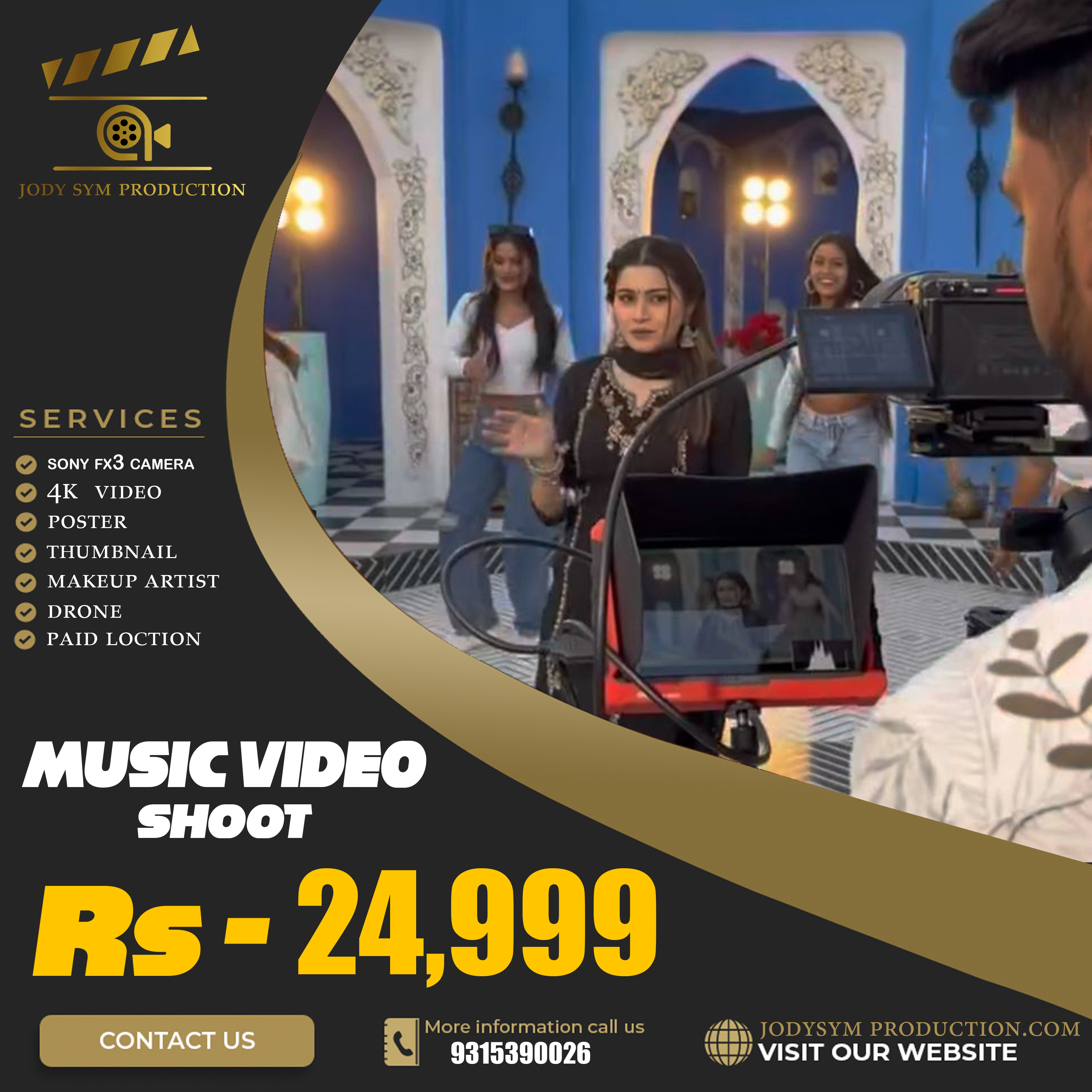 Avnii yadav Facebook ad: We bring music to life through cinematic visuals.