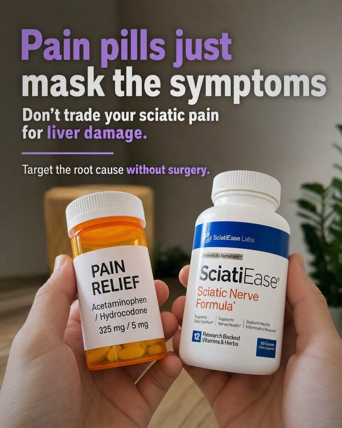 Sciatica Health Center Facebook ad: Magnesium Relief | Instant Sciatic Nerve Pain Relief