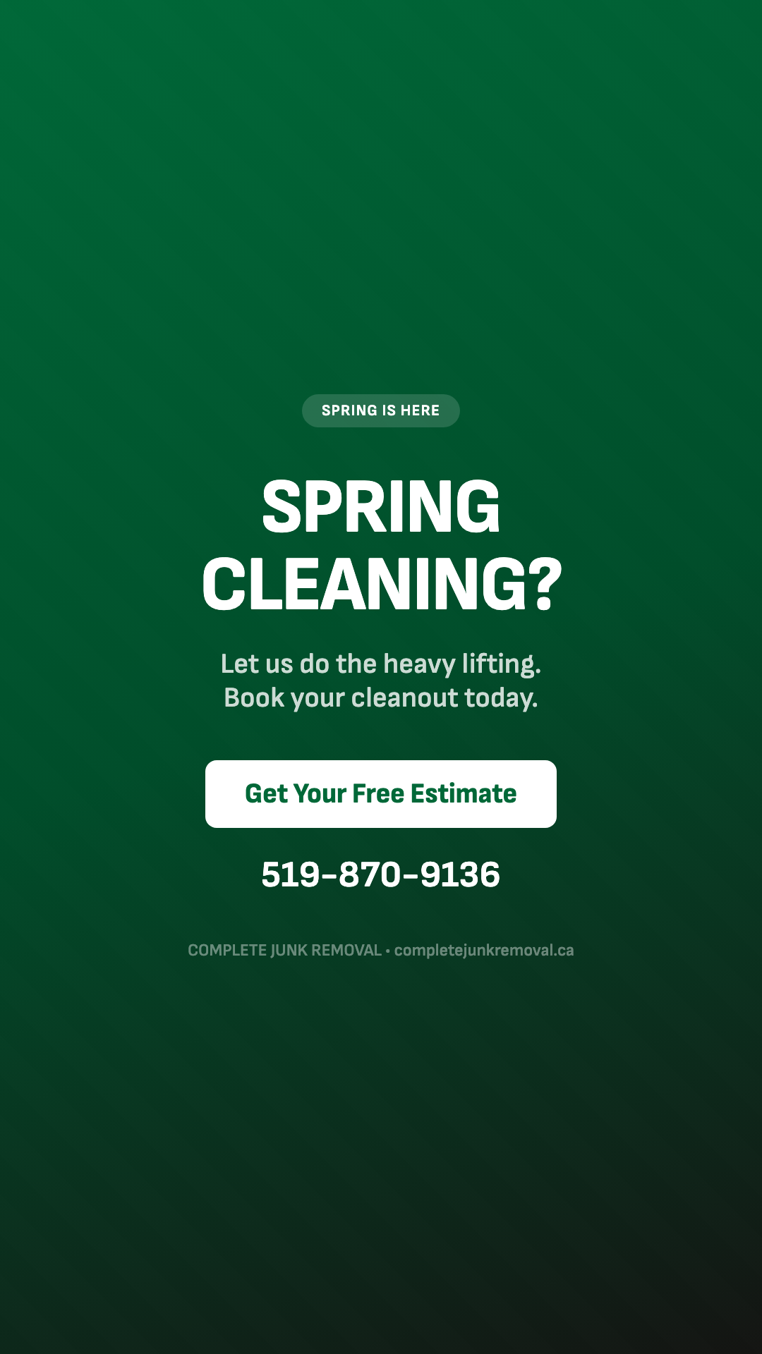 Complete Junk Removal Facebook ad