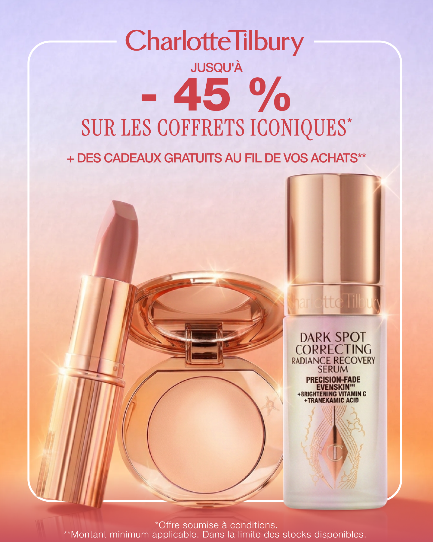 Charlotte Tilbury Facebook ad