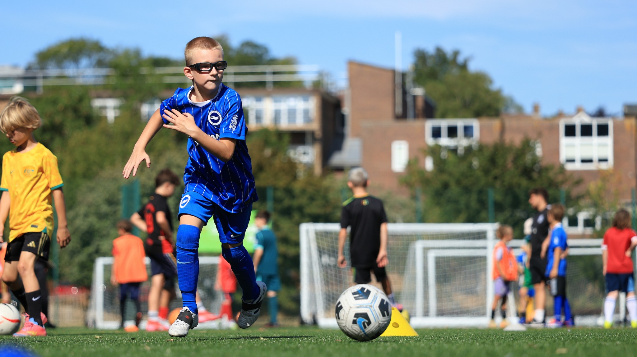 Brighton & Hove Albion Foundation Facebook ad: Fun-filled summer holiday football camps - have a…