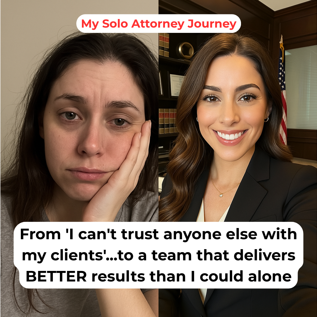 Profit with Law Facebook ad: Solo Attorney: From 3AM Panic to Working a Relaxed 25/hrs…