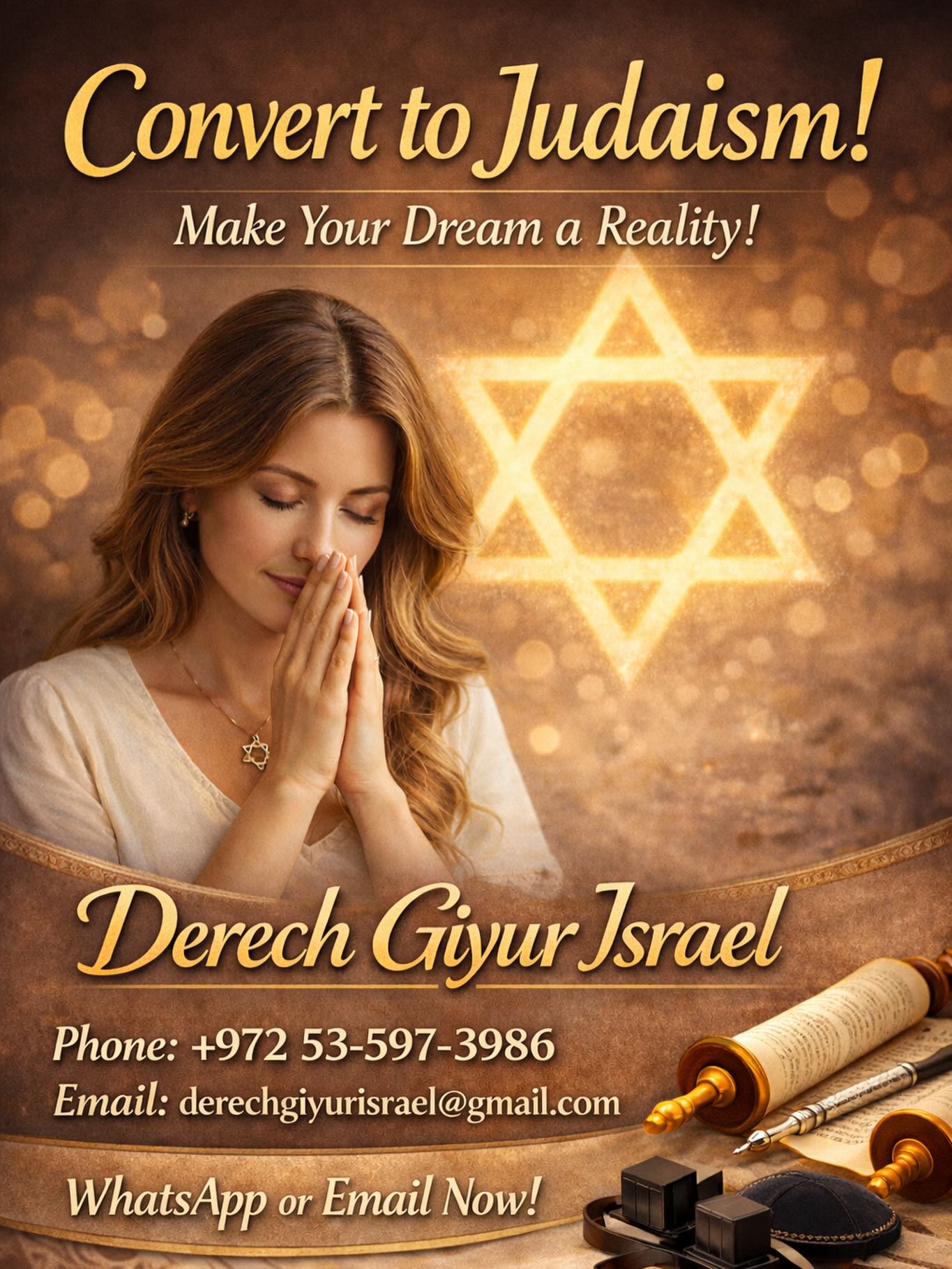 Giyur Israel Facebook ad: Thinking about converting to Judaism?