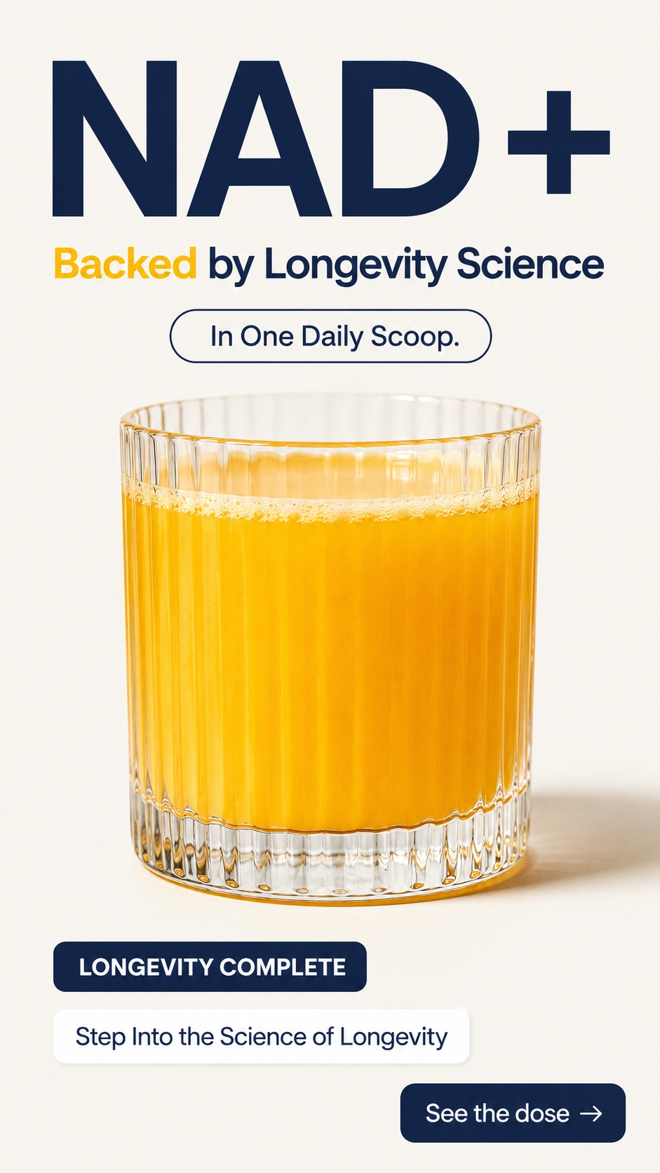 The Longevity Store Facebook ad