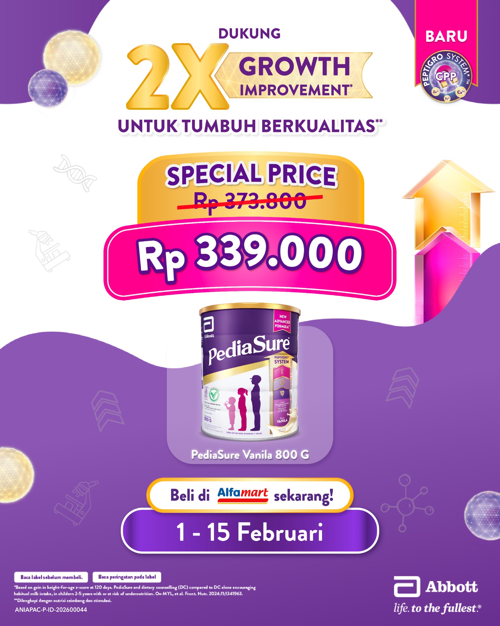 PediaSure Indonesia Facebook ad from Feb 4, 2026