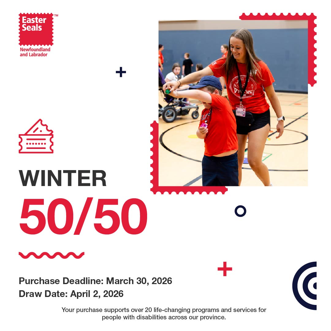 Easter Seals NL Facebook ad: Support ESNL! Purchase Today!