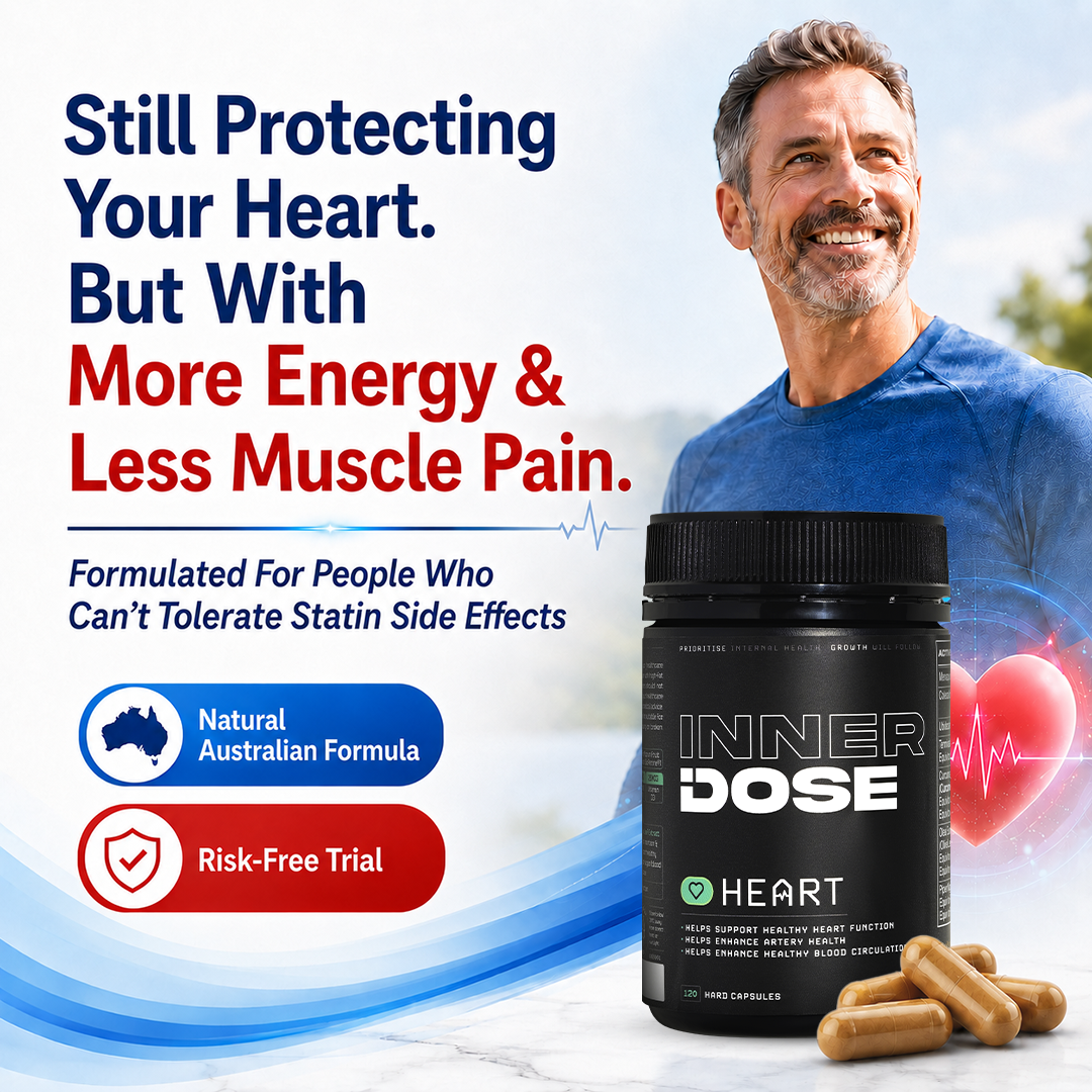 Inner Dose Facebook ad: Improve BP & Cholesterol Naturally