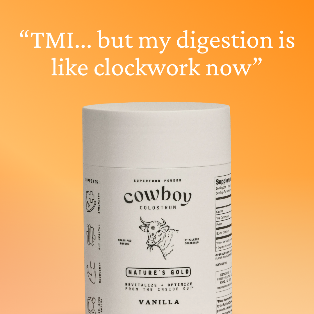 Cowboy Colostrum Facebook ad