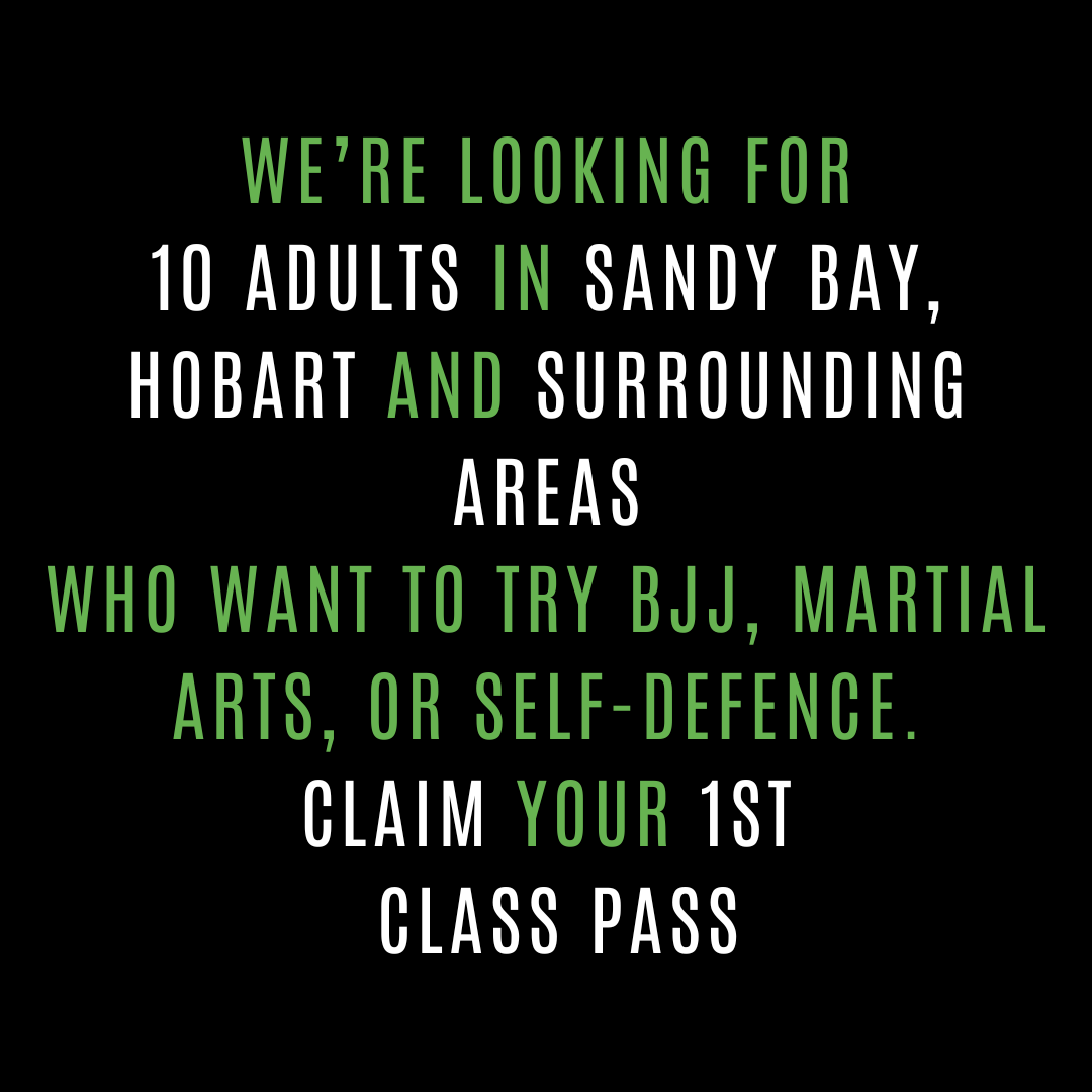 Fusion Jiu Jitsu Academy - Hobart Facebook ad: Claim Your 1ST CLASS PASS