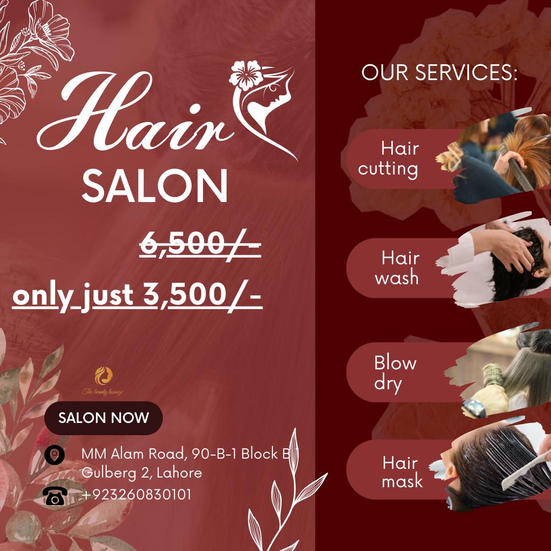 The Beauty Lounge Facebook ad