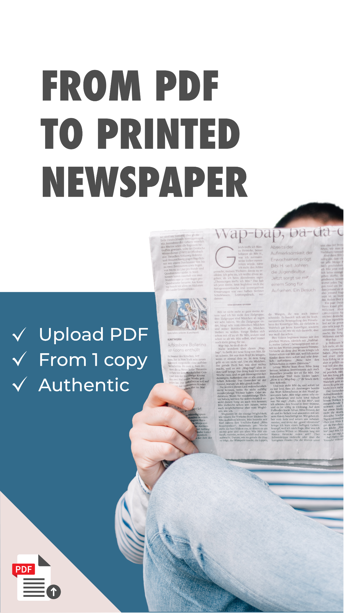 Genscom - Self-publishing solution Facebook ad
