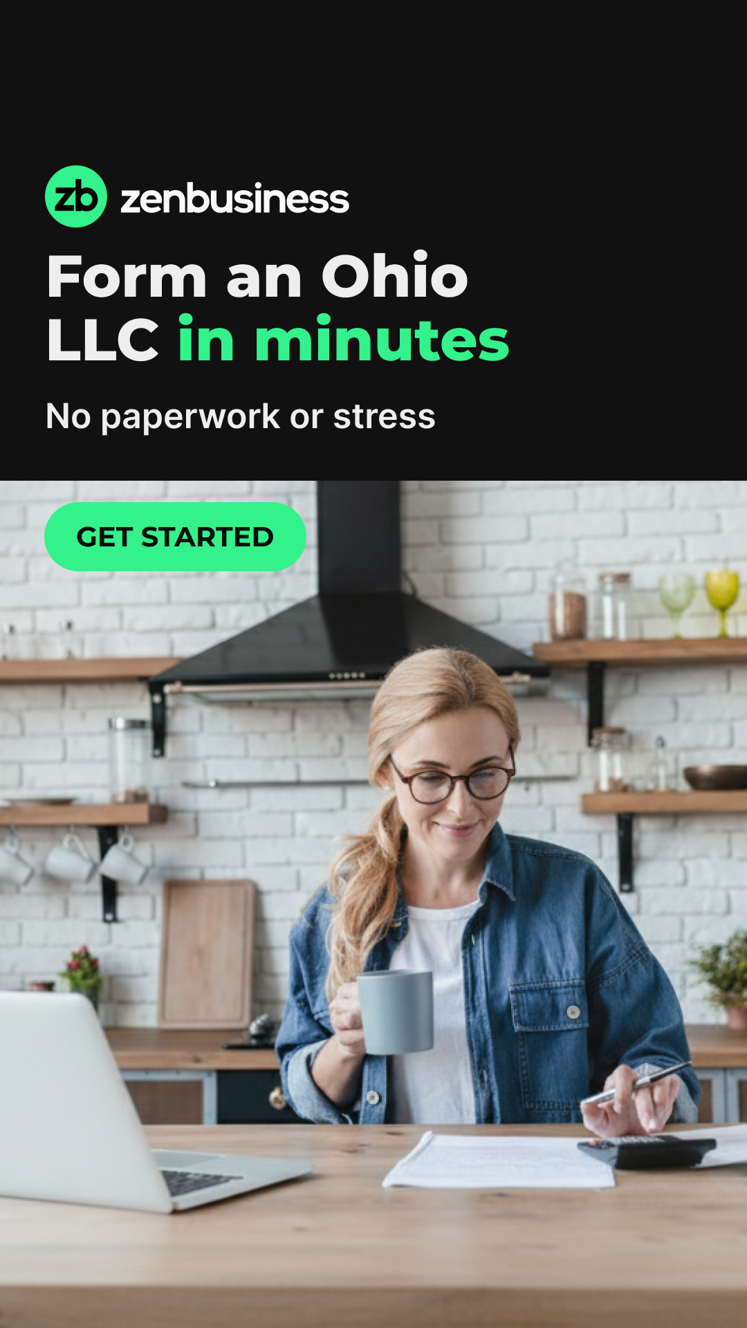 ZenBusiness Facebook ad