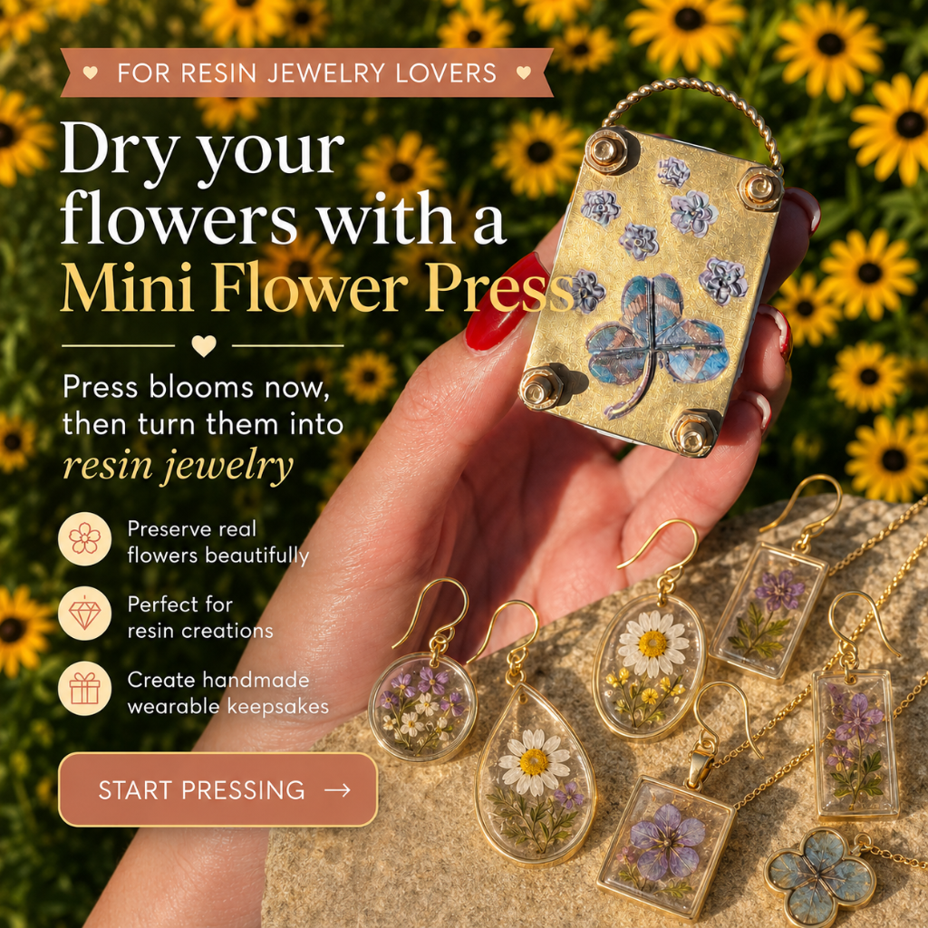 FloPress Facebook ad: Mini Flower Press