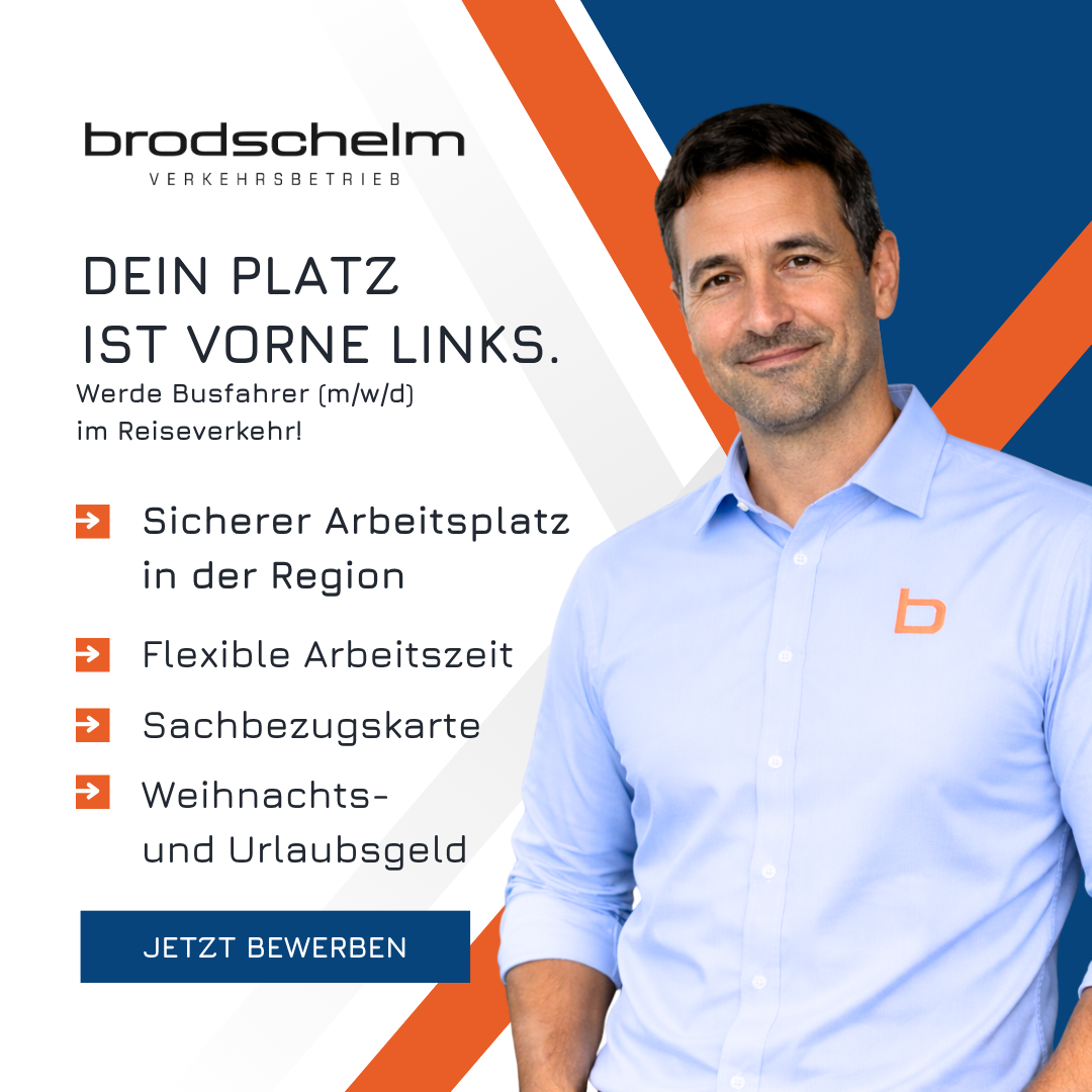 Brodschelm Verkehrsbetrieb GmbH Facebook ad from Jul 3, 2026