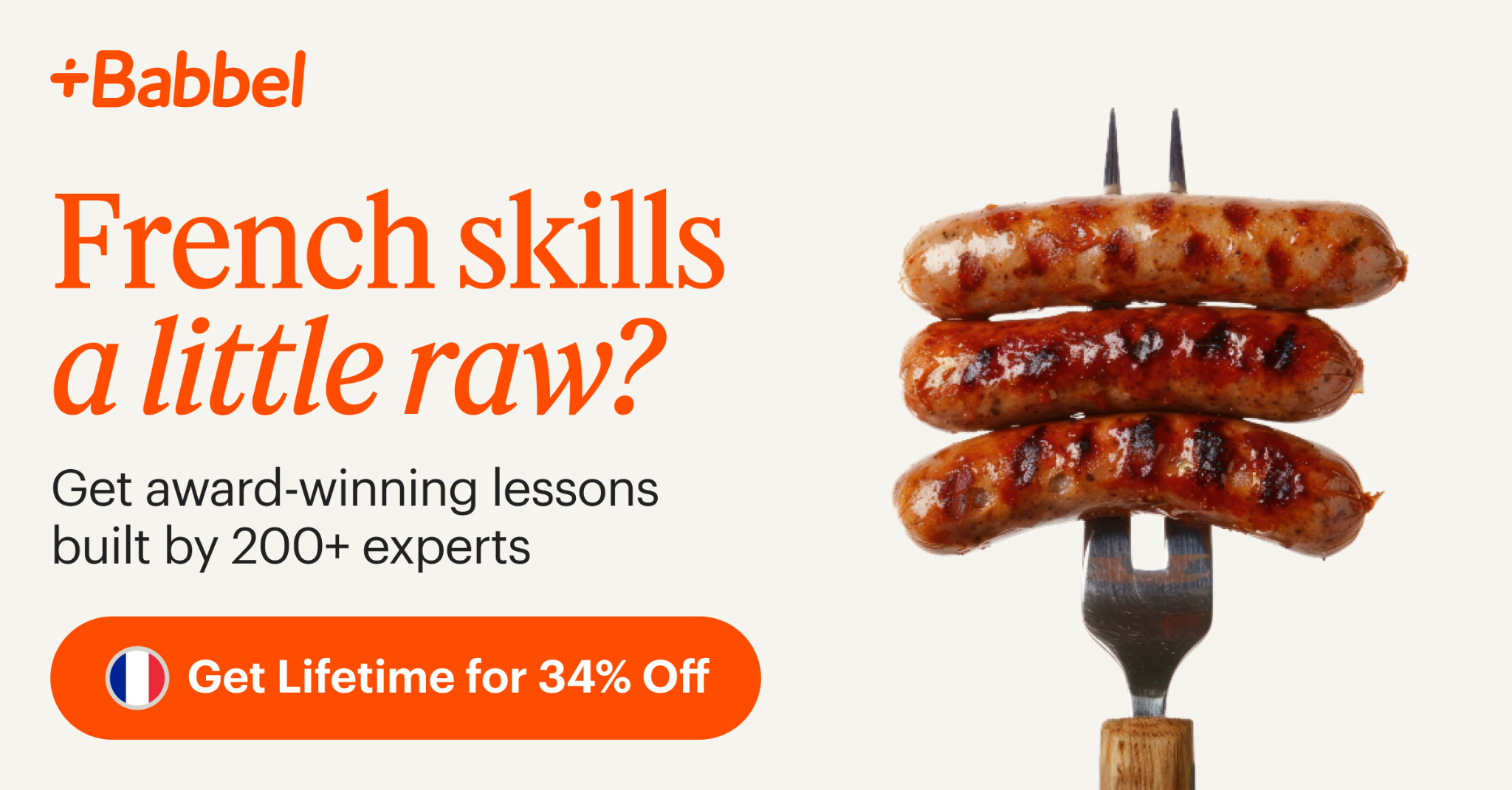 Babbel Facebook ad