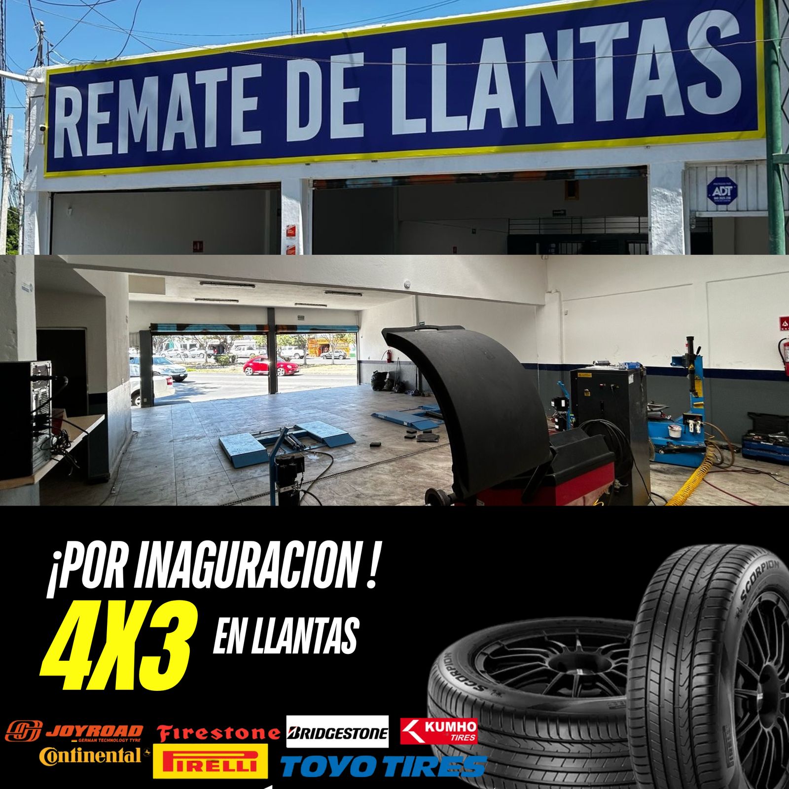 Llantas Benitez Pasteur Facebook ad: Cotizar
