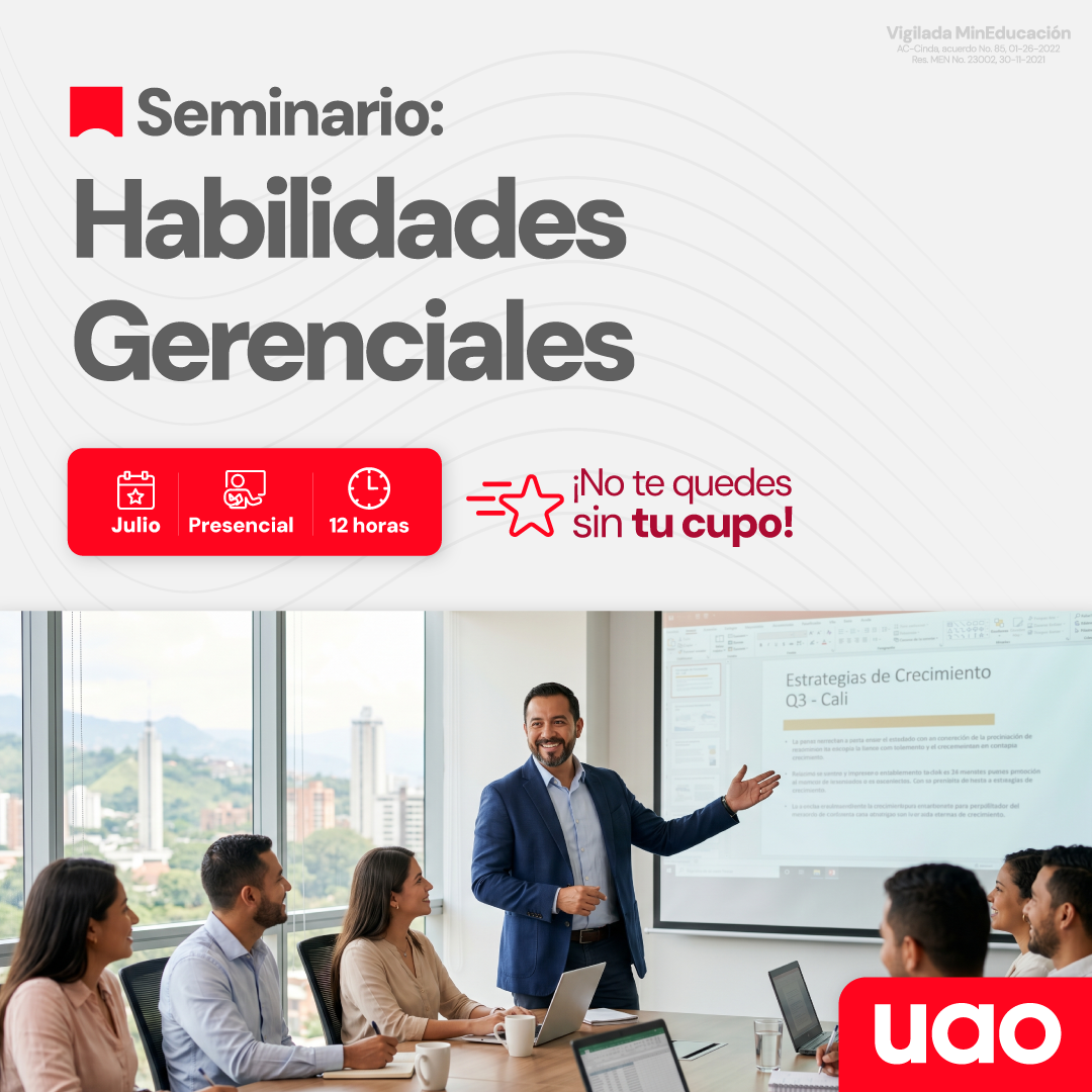 Posgrados y Educación Continua UAO Facebook ad: ¡Inscríbete ahora!