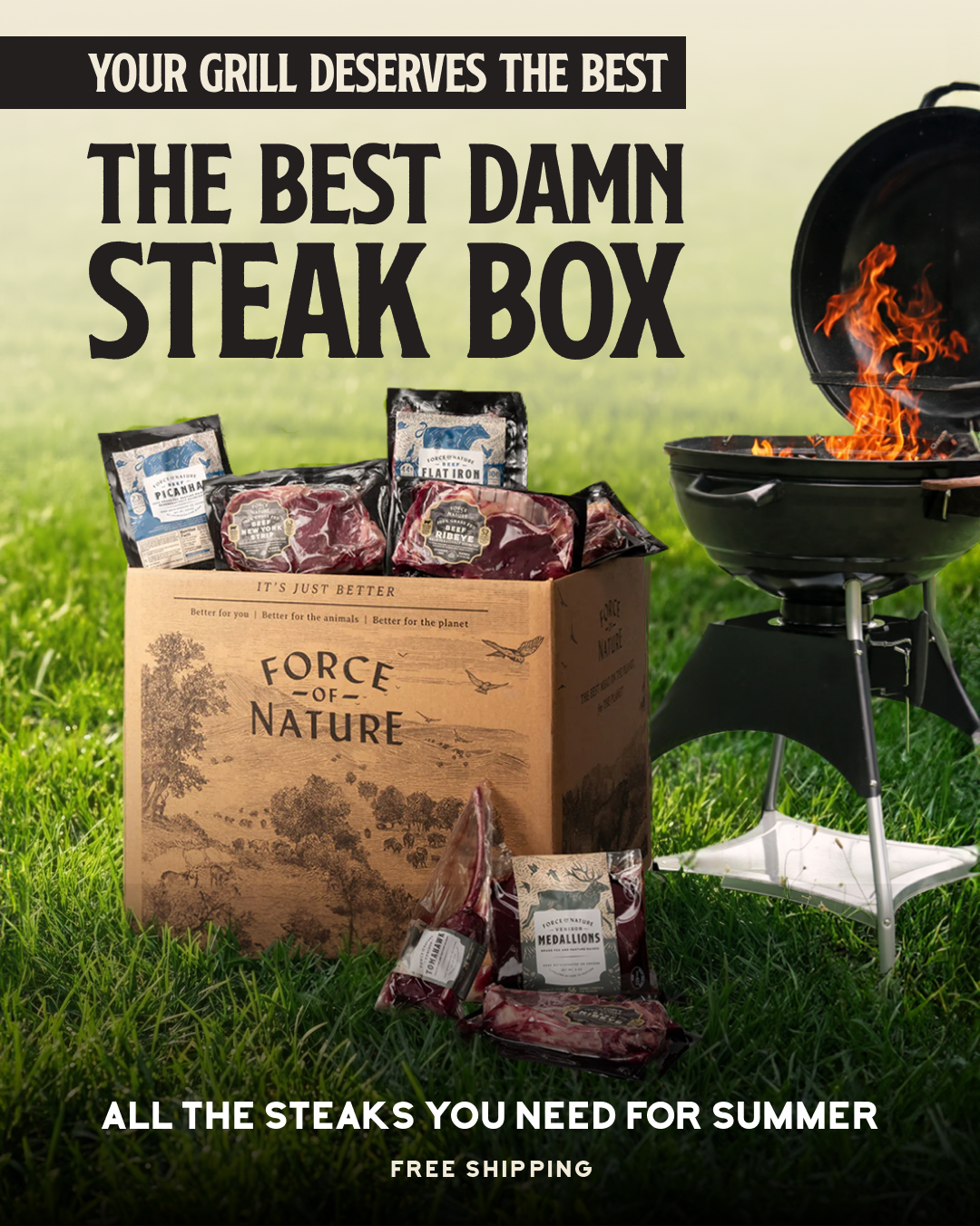 Force Of Nature Meats Facebook ad