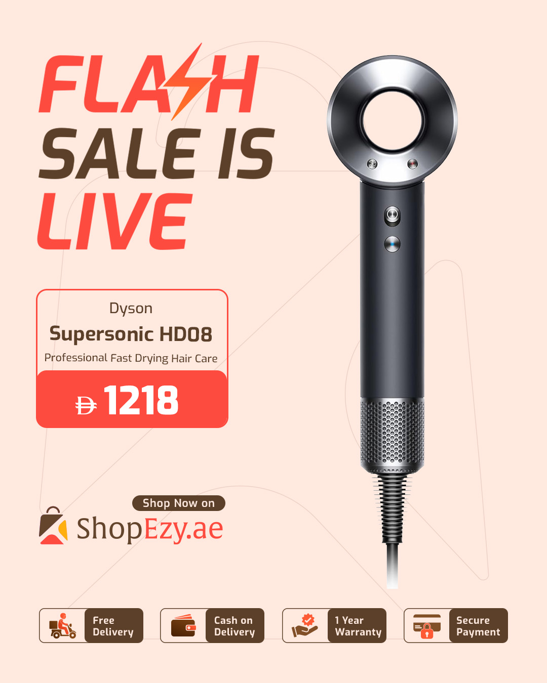 Shopezy Facebook ad: FLASH SALE IS LIVE!