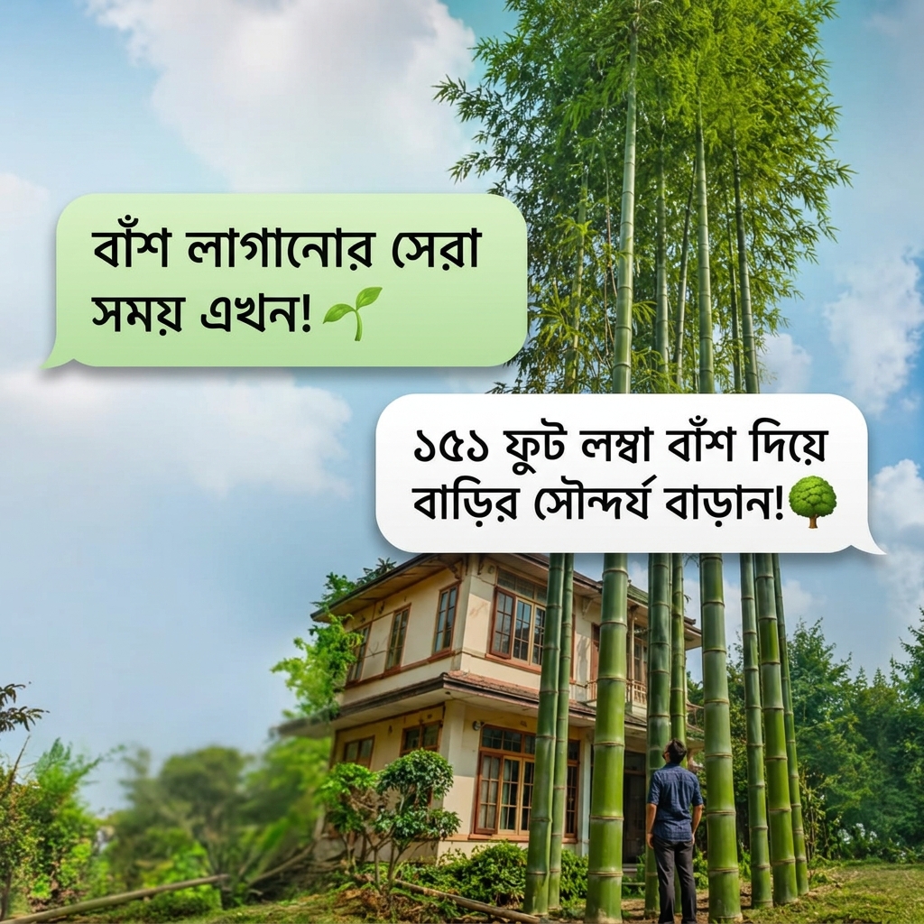 Seedly Facebook ad: 151 ফিট লম্বা হয় দৈত্যাকার বাঁশ