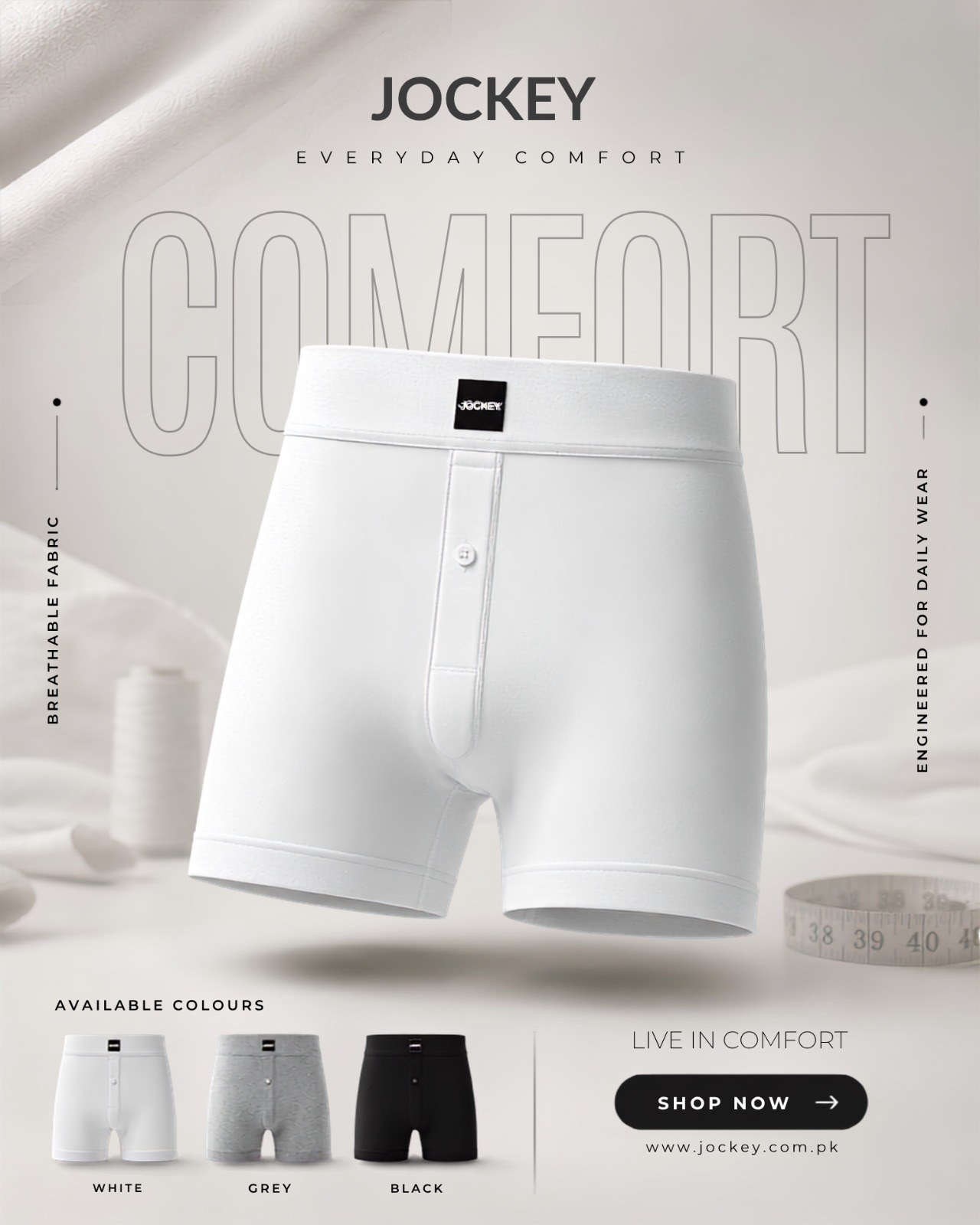 Jockey Facebook ad