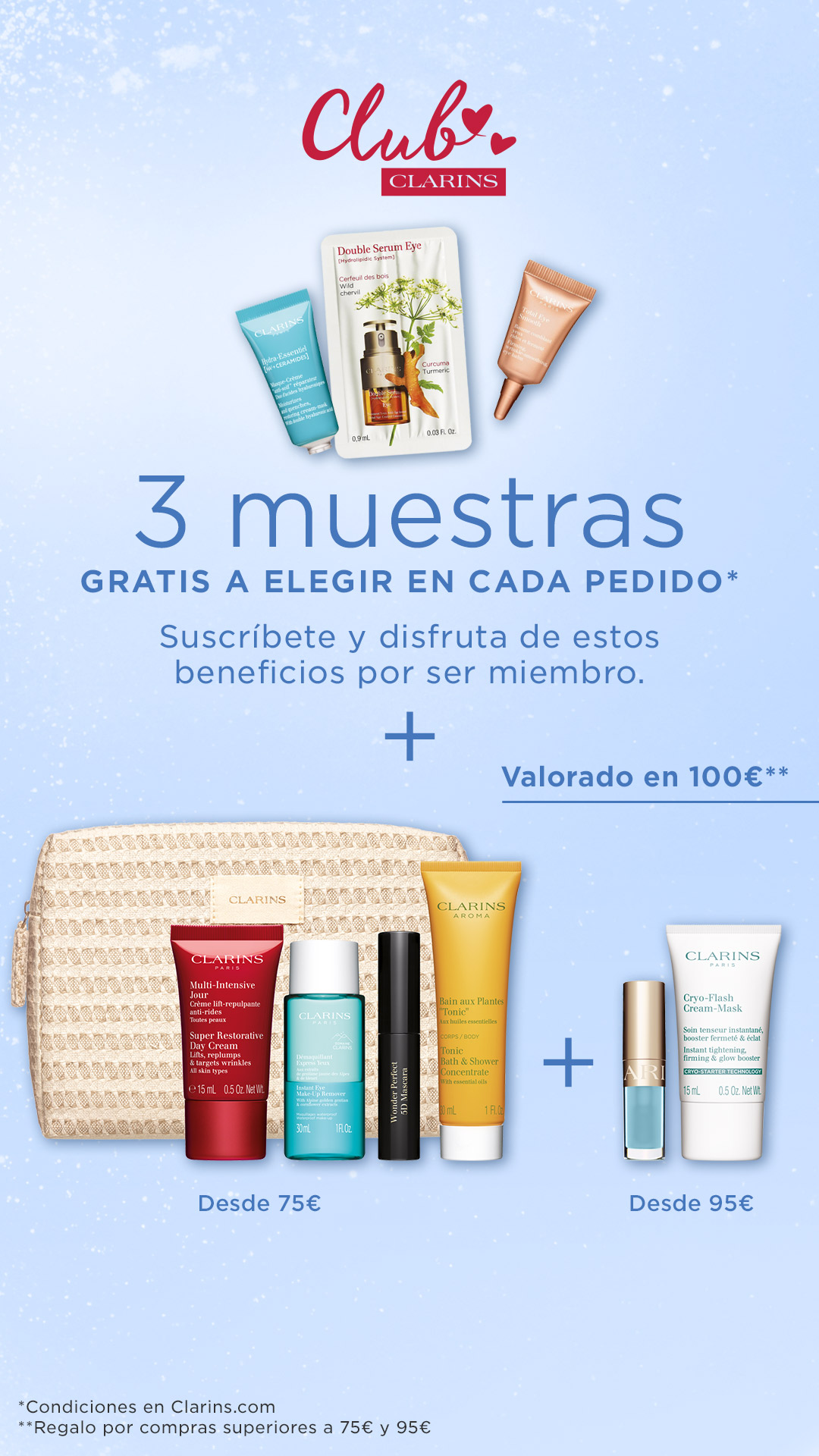 Clarins Facebook ad