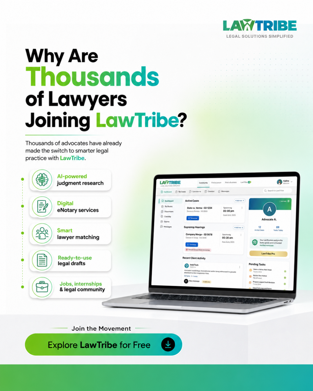 Lawtribe Facebook ad from Jul 27, 2026