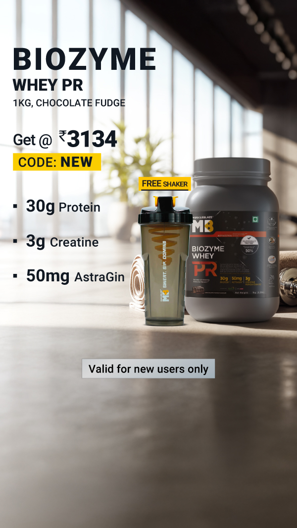 MuscleBlaze Facebook ad
