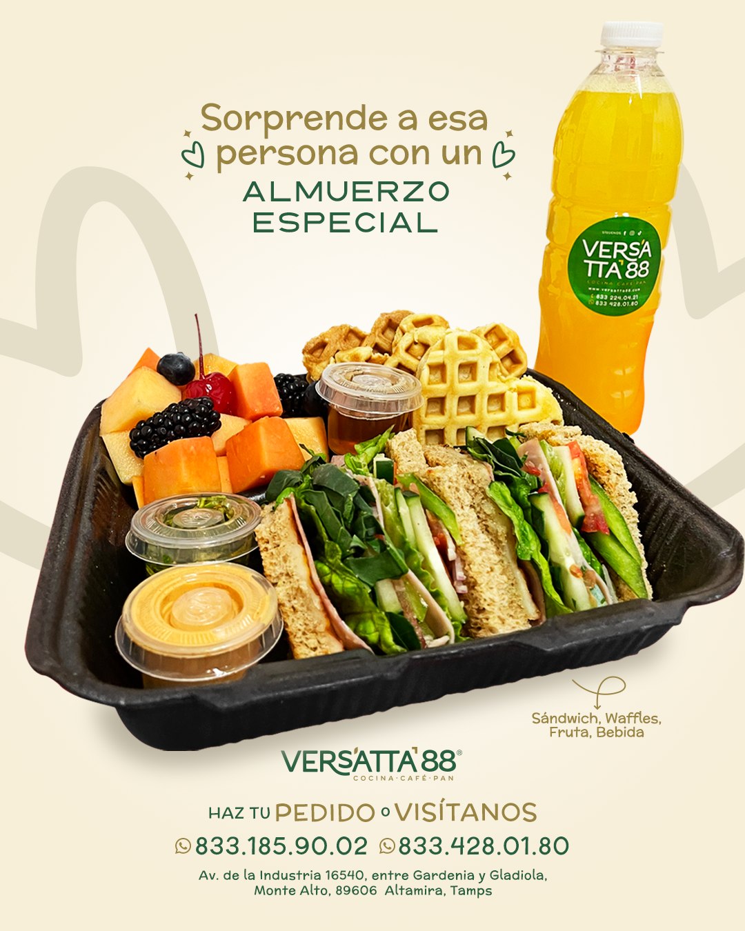 Versatta 88 Restaurante, Cafetería,  Panadería Facebook ad