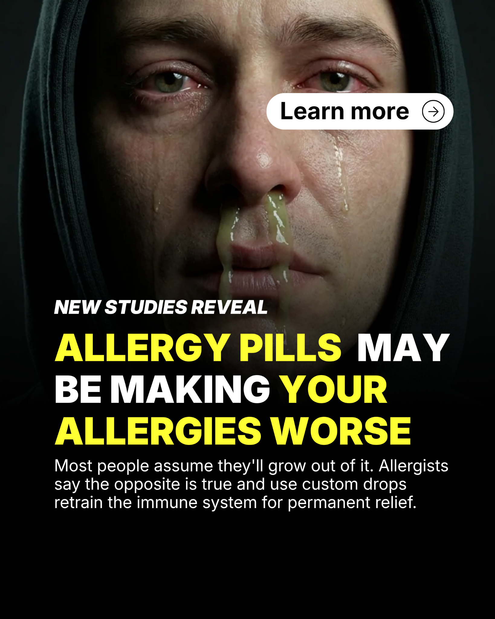 Curex Allergy Facebook ad