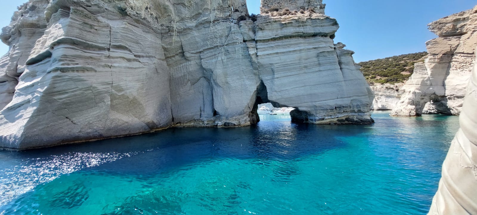 Trion Yachting Private Cruises Facebook ad: Full circumnavigation of Milos with swimming stops at…