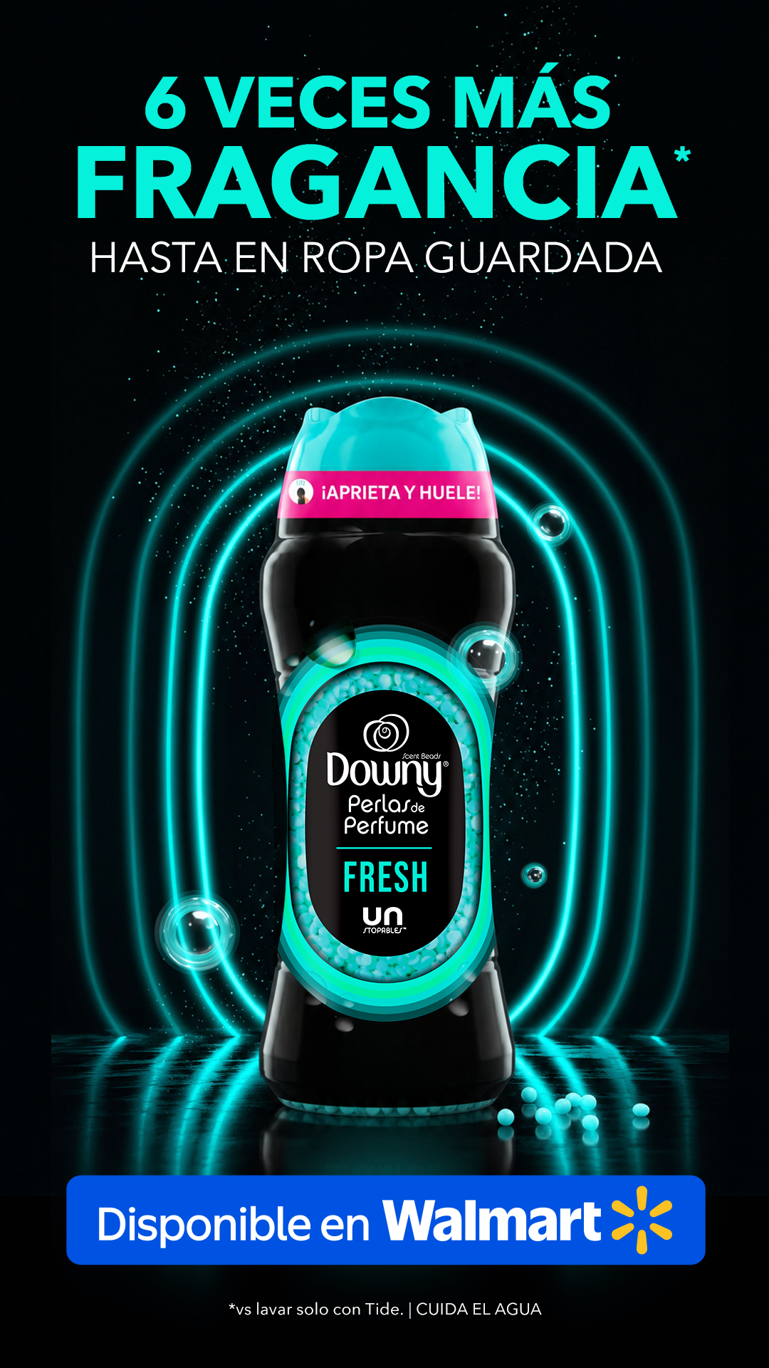 Downy Latino Facebook ad: Perlas de Perfume Downy