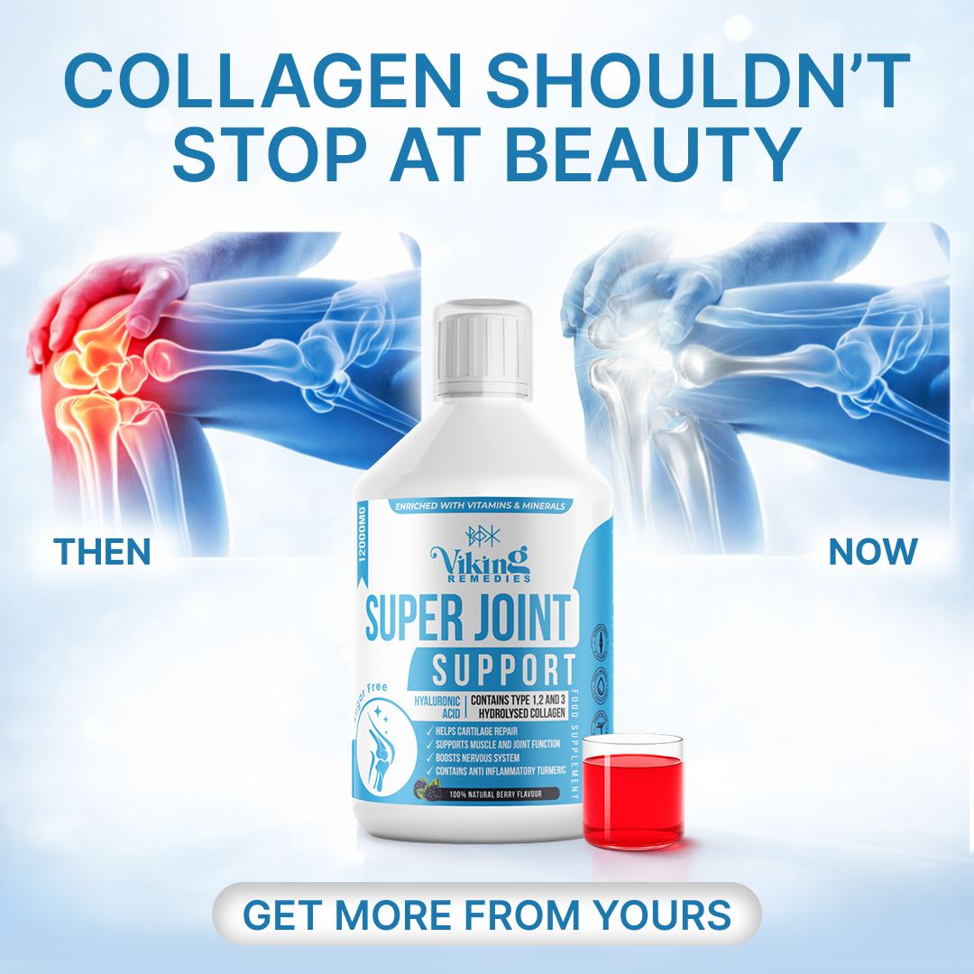Viking Remedies Facebook ad: Collagen That Supports Joints, Not Just Skin