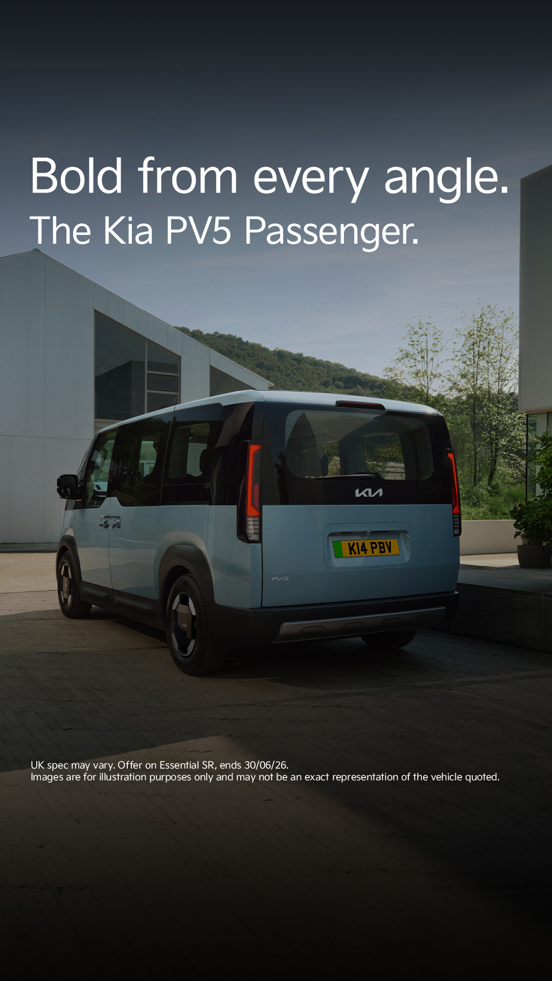 Kia PBV UK Facebook ad from May 27, 2026