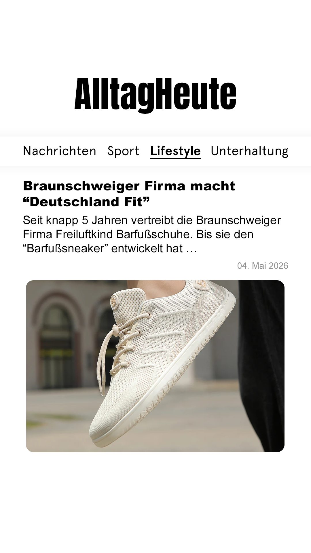 Freiluftkind Facebook ad