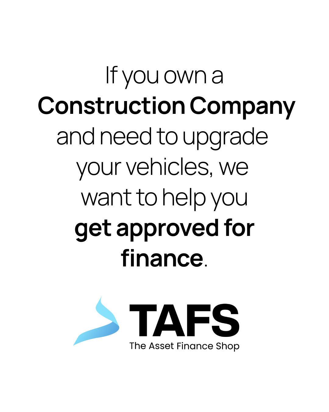 Asset Finance Shop Facebook ad