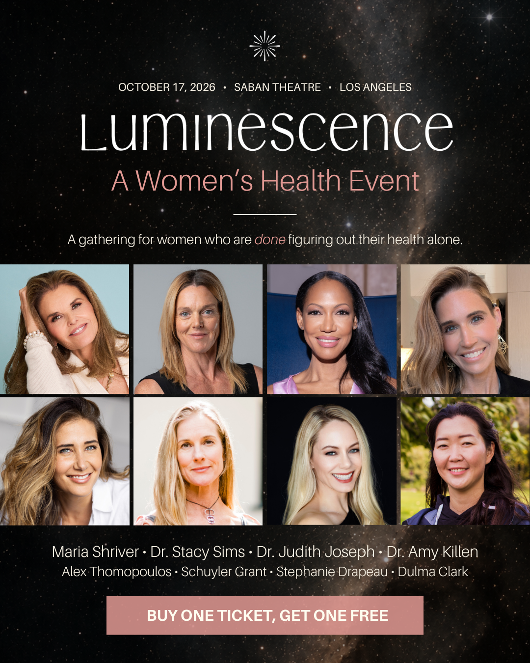 Luminescence, Women's Health Facebook ad: Join us in L.A. on Oct 17