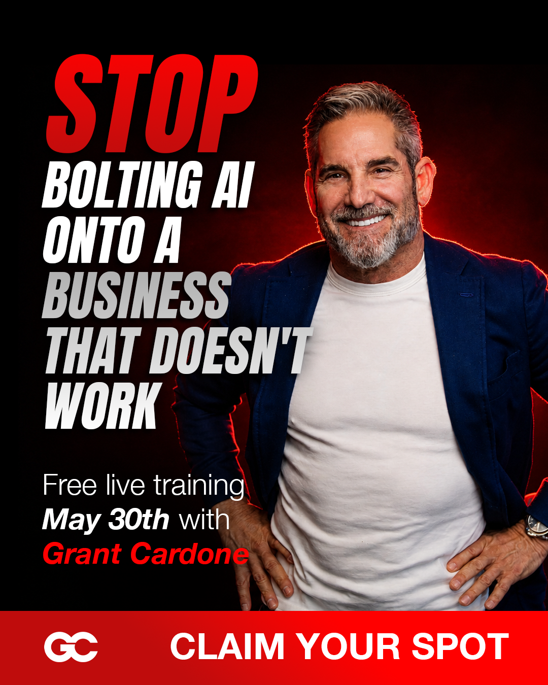 Grant Cardone Facebook ad