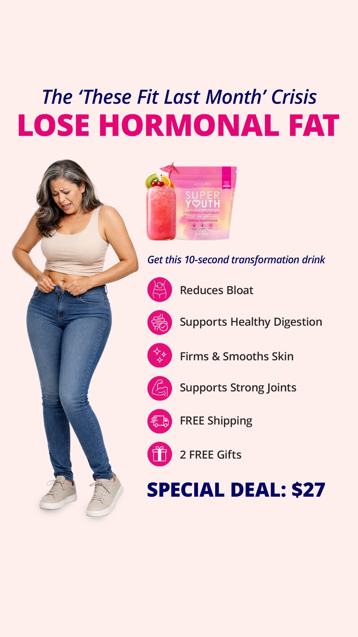 SkinnyFit Facebook ad