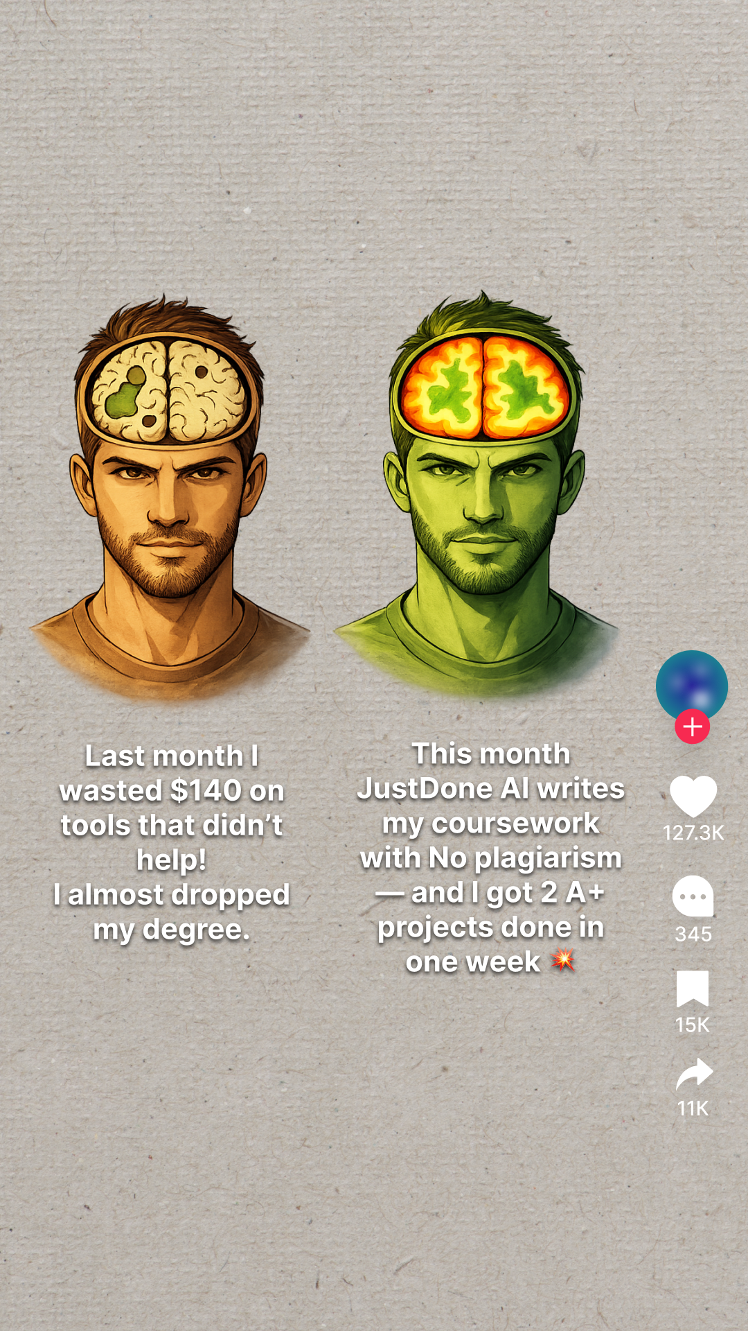 Justdone: All-in-one AI tool  Facebook ad
