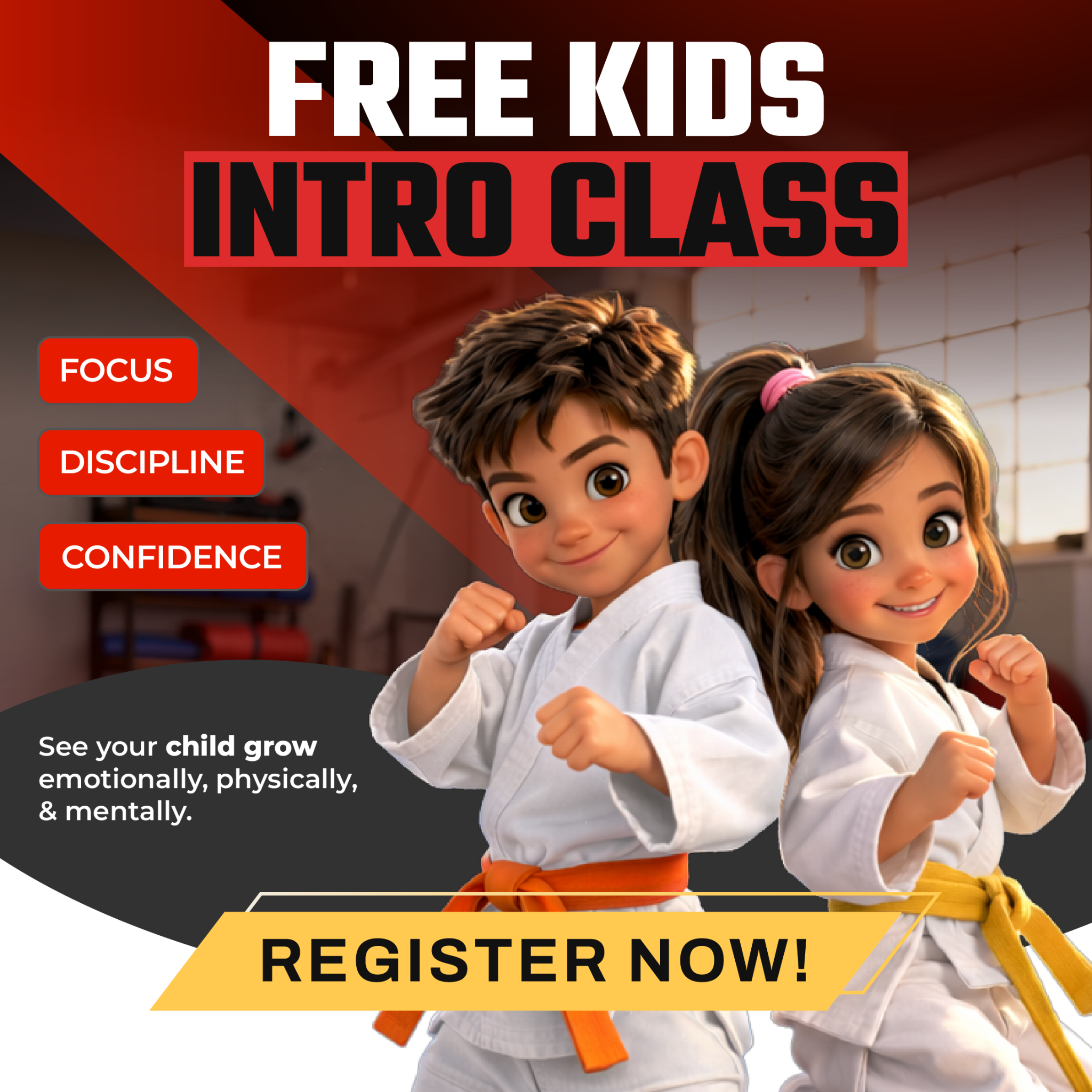 Hotshot Athletic Martial Arts Facebook ad