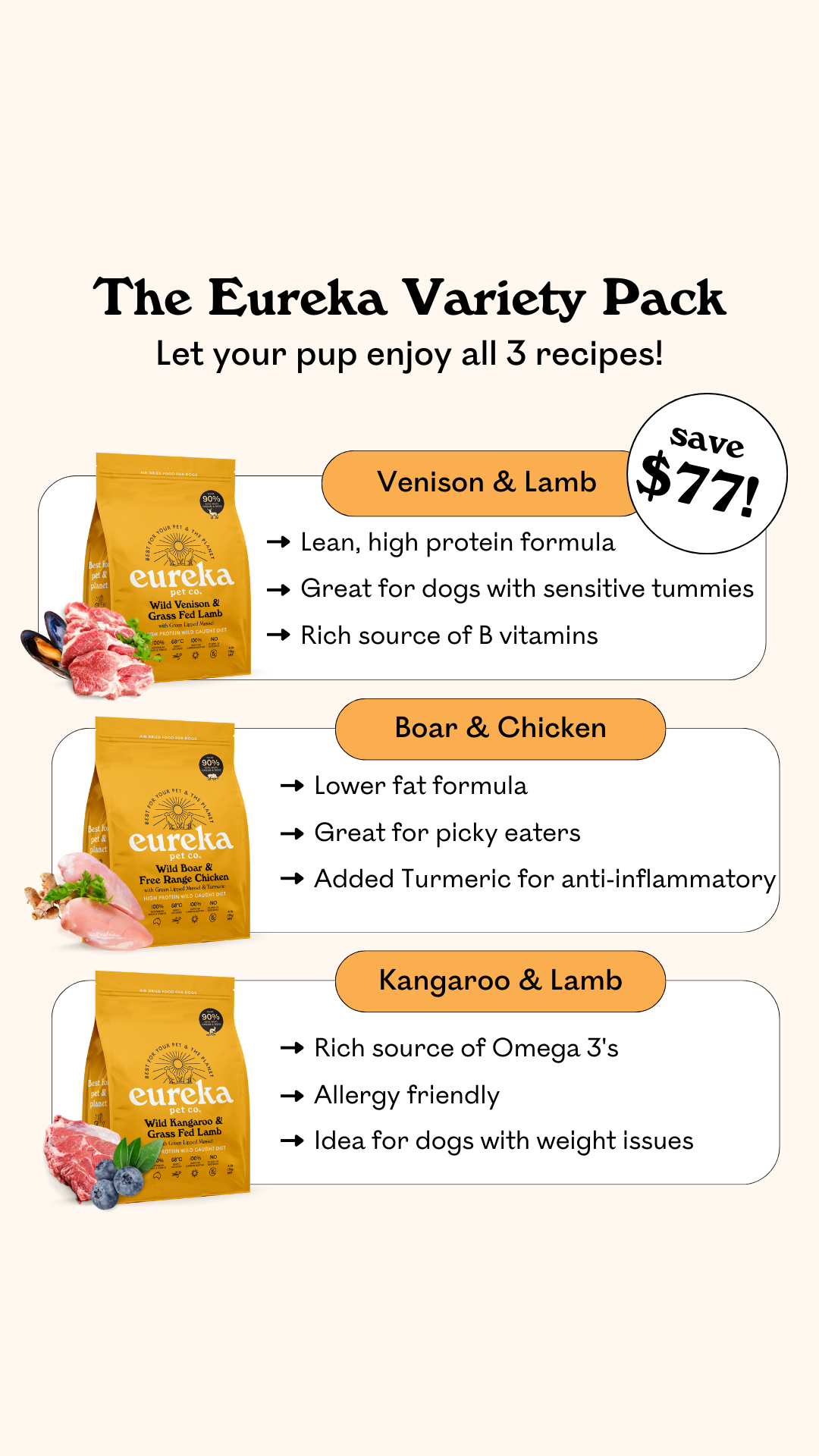 Eureka Pet Co Facebook ad