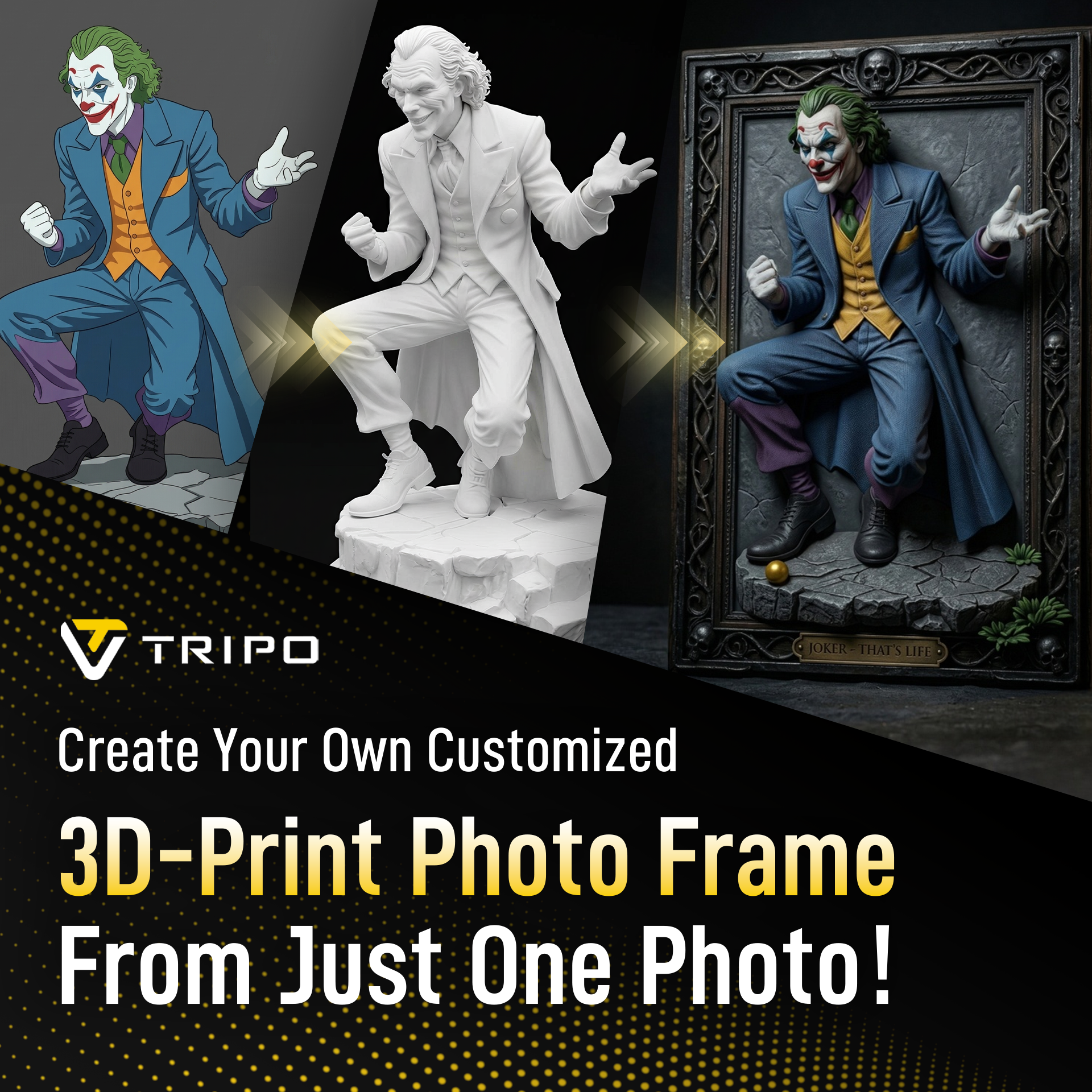 Tripo 3D Facebook ad