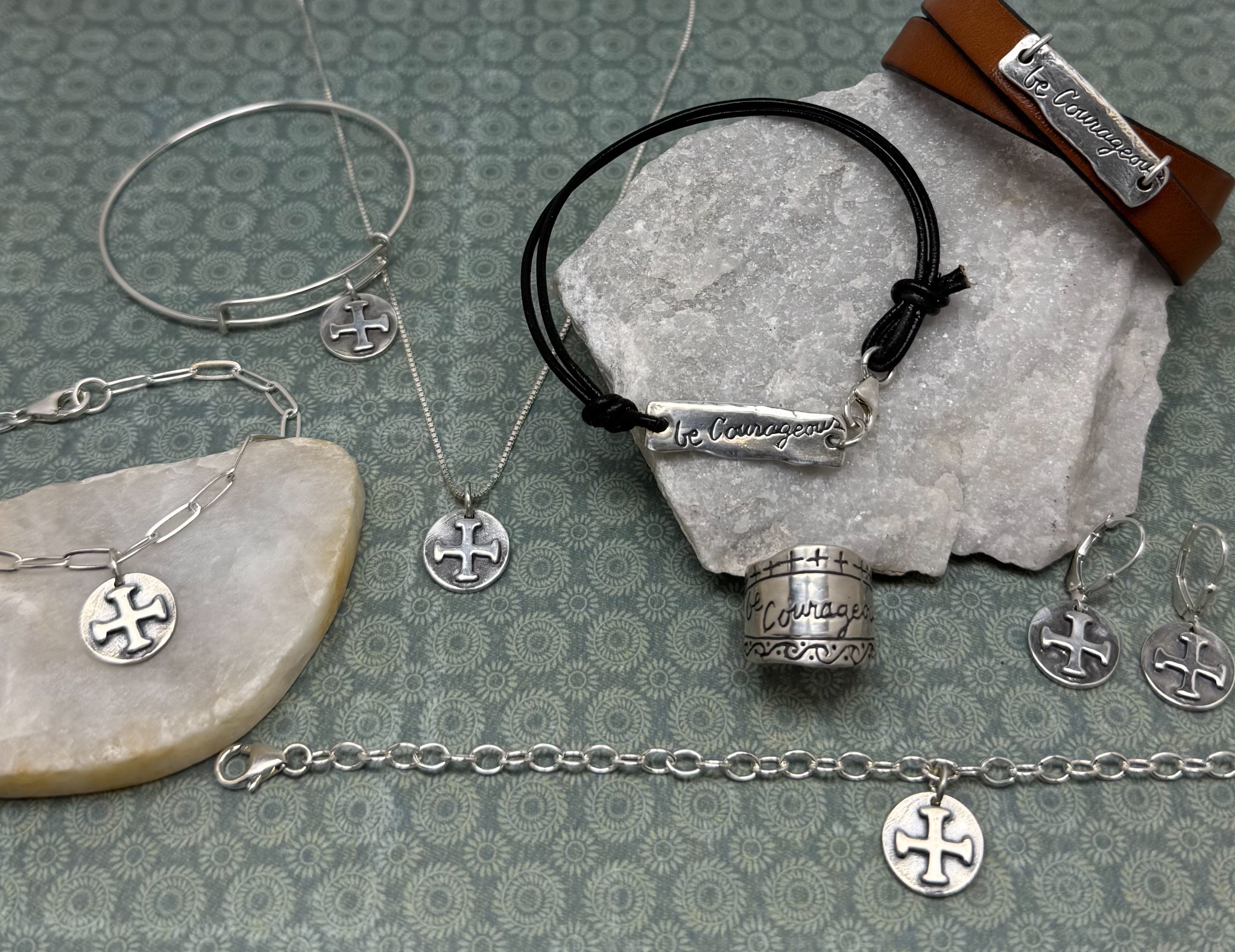 Sterling Grace Jewelry-Christian/Inspirational Facebook ad: Shop The Be Courageous Collection