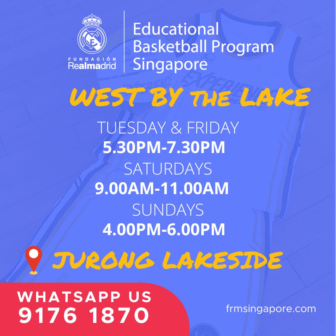Real Madrid Foundation Basketball School Singapore Facebook ad