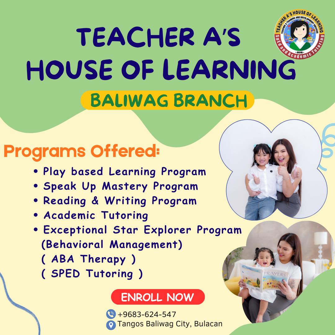 Teacher A’s House of Learning - Baliwag Bulacan Branch  Facebook ad